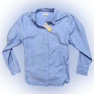 Boden Classic Relaxed Fit Blue Button Down Shirt